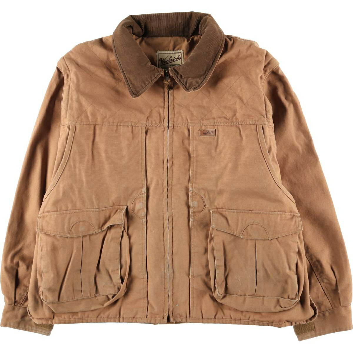 古着 90~00 039 S ウールリッチ WOOLRICH 中綿入り ダック ハンティングジャケット メンズL相当 /eaa618710 【中古】 【260303】 ブラウン系 春秋冬