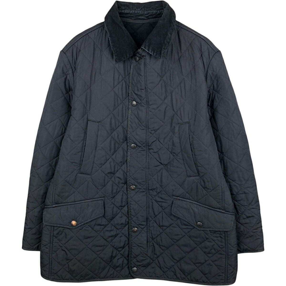 Rakuten - 古着 00'S~ バブアー Barbour 3ワラント 中綿入り キルティングジャケット パファージャケット メンズXL相当 /eaa618745 【中古】 【260321】 ネイビー系 春秋冬