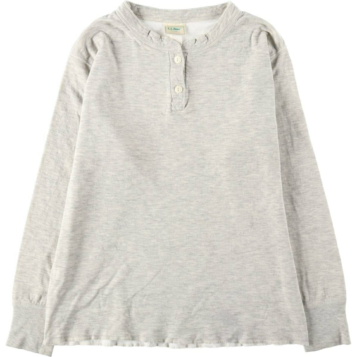 樂天商城 - 古着 70~80'S エルエルビーン L.L.Bean TWO LAYER ヘンリーネック 無地 ブランクスウェットシャツ トレーナー USA製 レディースL相当 ヴィンテージ /eaa618861 【中古】 【260419】 【ADEL/アデル】