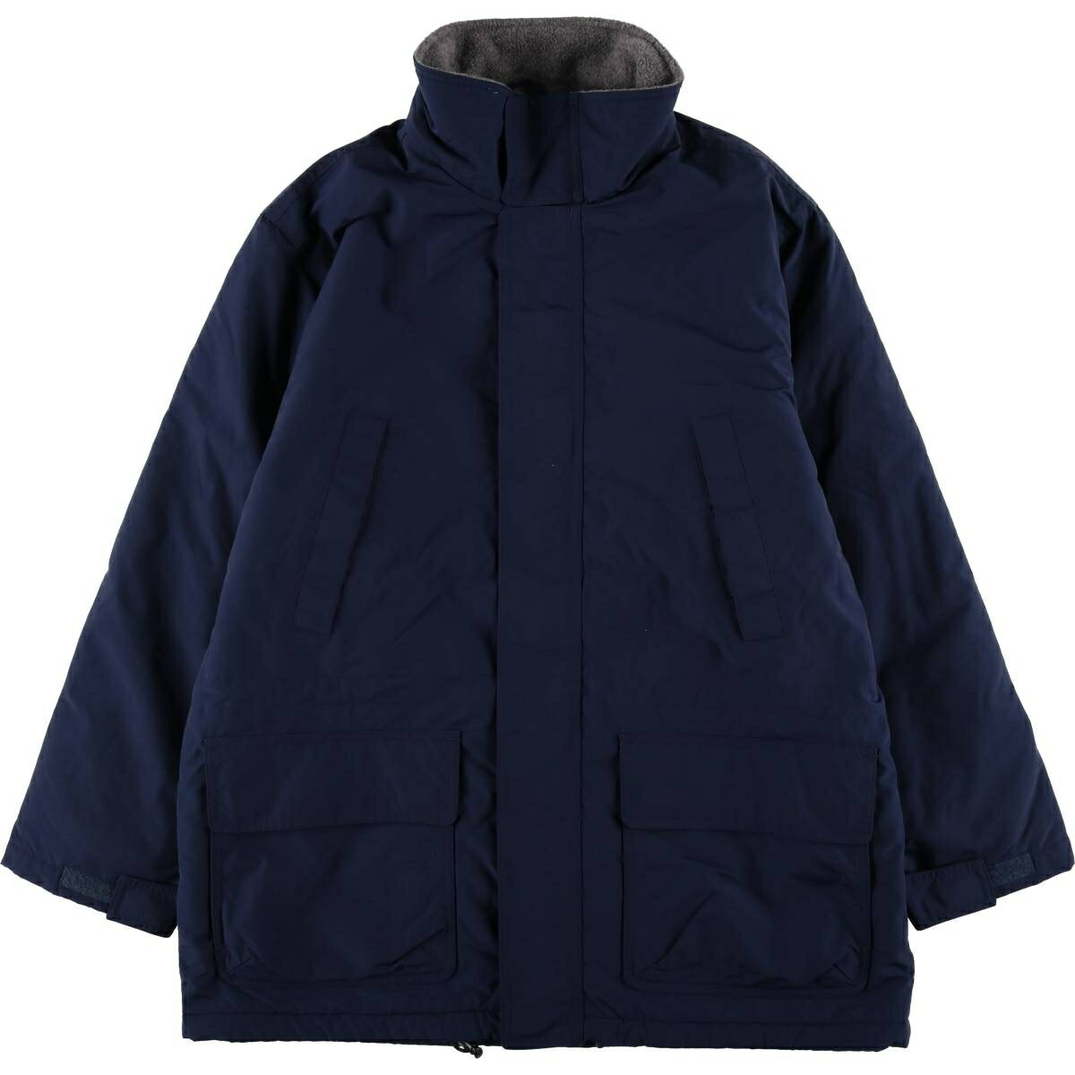 乐天商城 - 古着 80~90'S ランズエンド LANDS' END 中綿ジャケット パファージャケット メンズL相当 /eaa618899 【中古】 【260405】 【GR-NV】 ネイビー系 春秋冬
