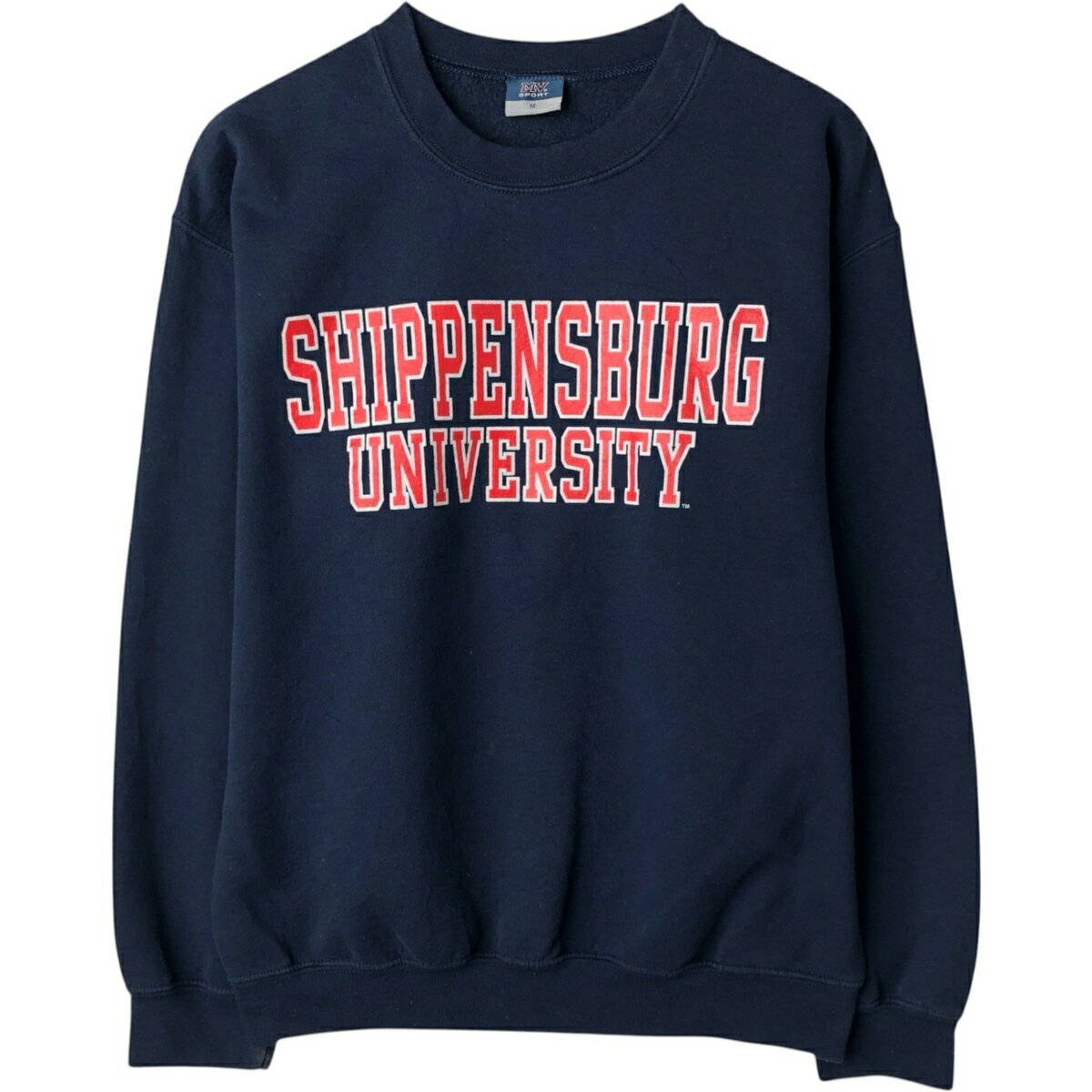 古着 MV SPORT カレッジスウェットシャツ トレーナー メンズM相当 /eaa619016 【中古】 【260306】 ネイビー系 春夏秋冬