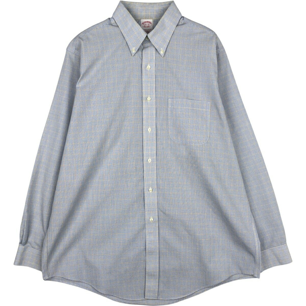Rakuten - 古着 ブルックスブラザーズ Brooks Brothers Est.1818 TRADITIONAL FIT 長袖 ボタンダウンチェックシャツ メンズXL相当 /eaa619061 【中古】 【260414】