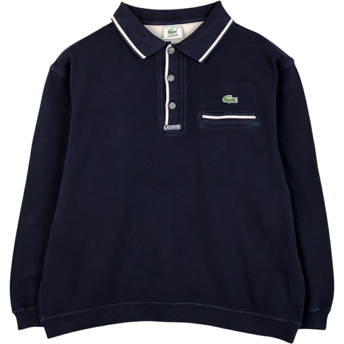 古着 ラコステ LACOSTE 長袖 ポロシャ�