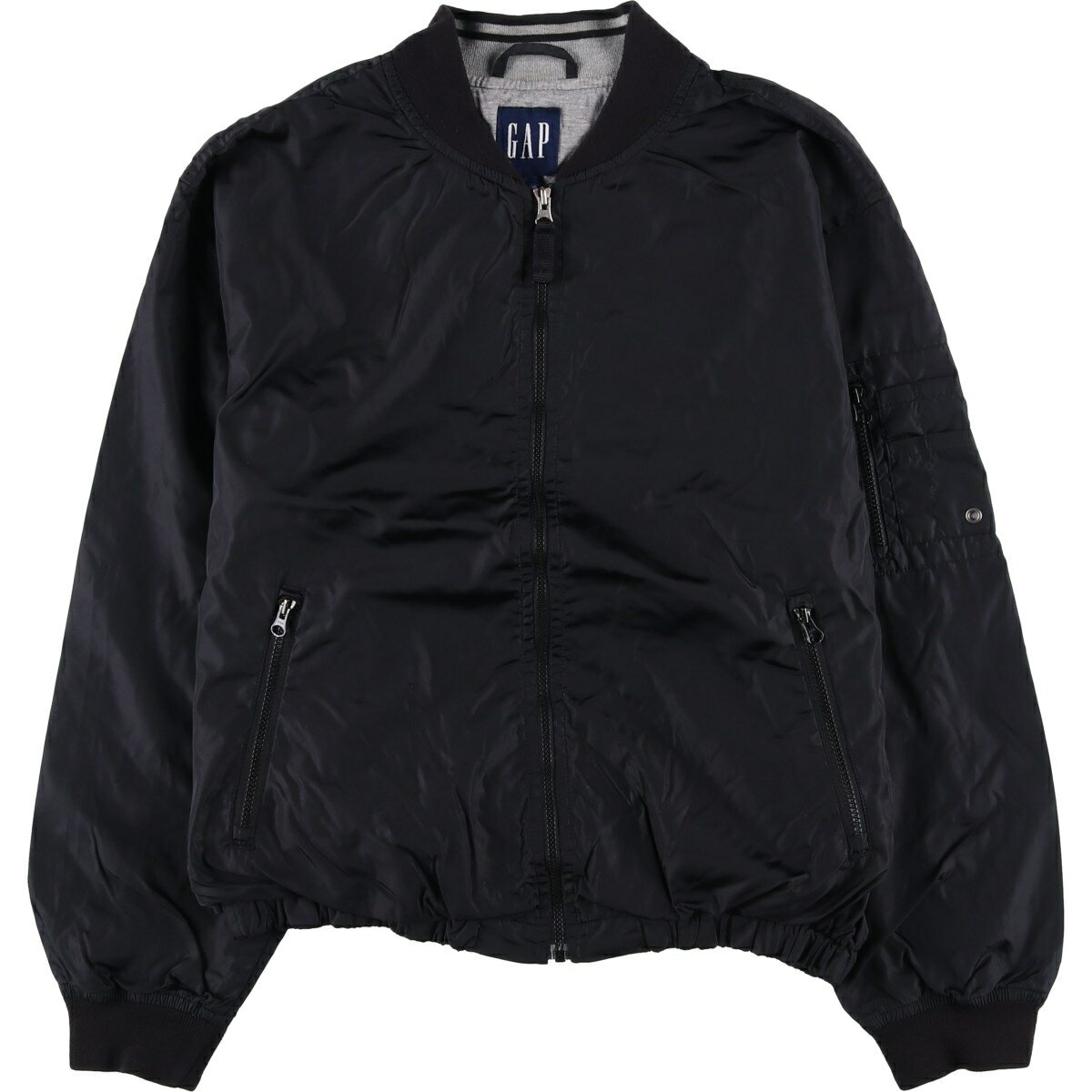 樂天商城 - 古着 00'S ギャップ GAP ナイロンブルゾン メンズL相当 /eaa619139 【中古】 【260308】 ブラック系 春秋冬
