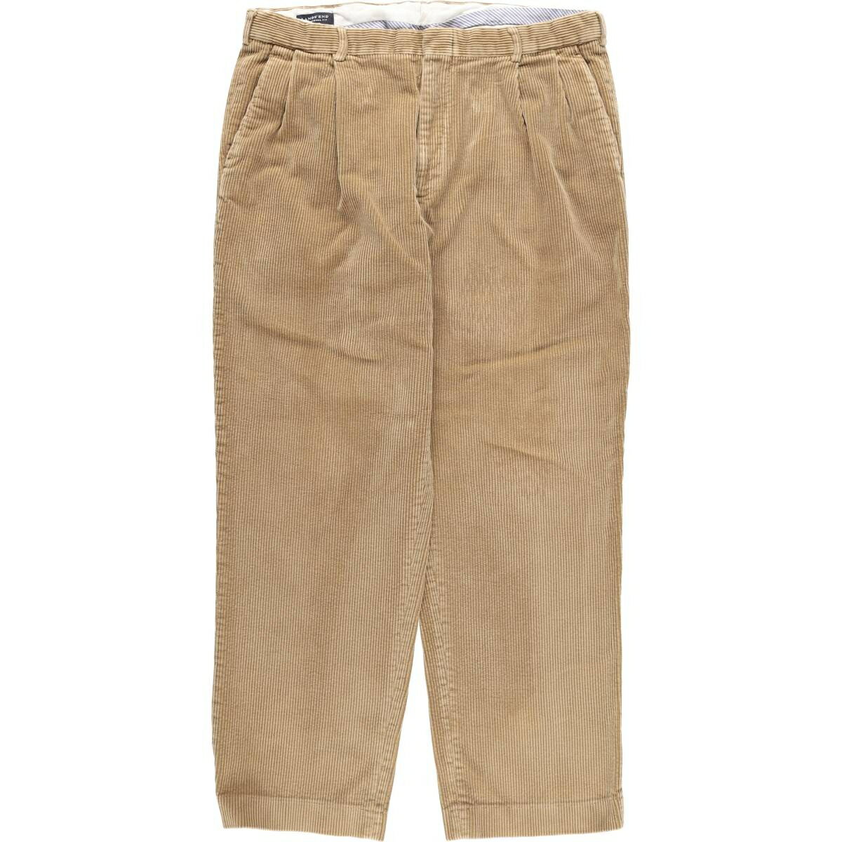 古着 00'S ランズエンド LANDS' END TRADITIONAL FIT ツータック コーデュロイパンツ メンズw36相当 /eaa619301 【中古】 【260308】