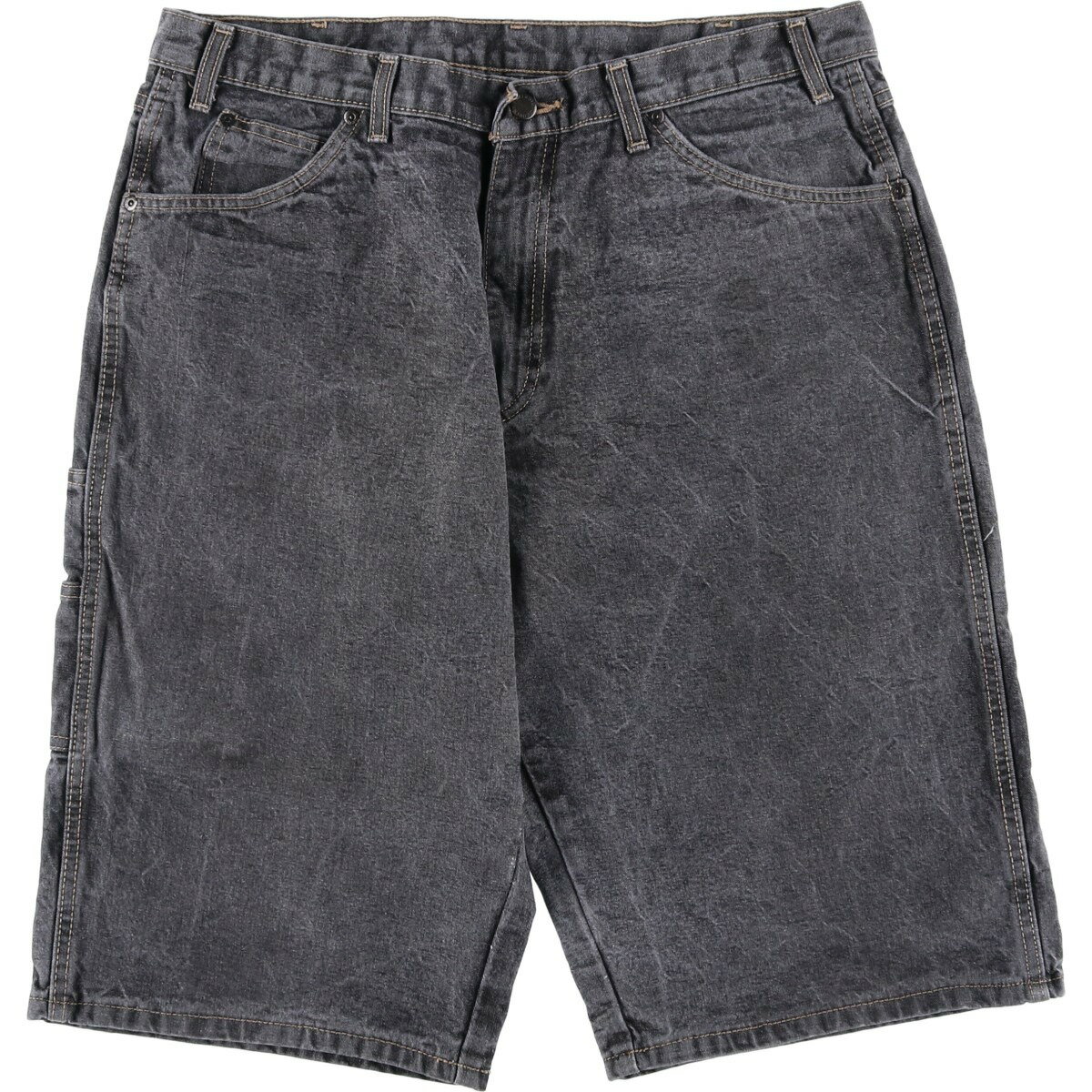 古着 ディッキーズ Dickies ブラックデニムショーツ ハーフパンツ ジョーツ メンズw37相当 /eaa619351 【中古】 【260313】