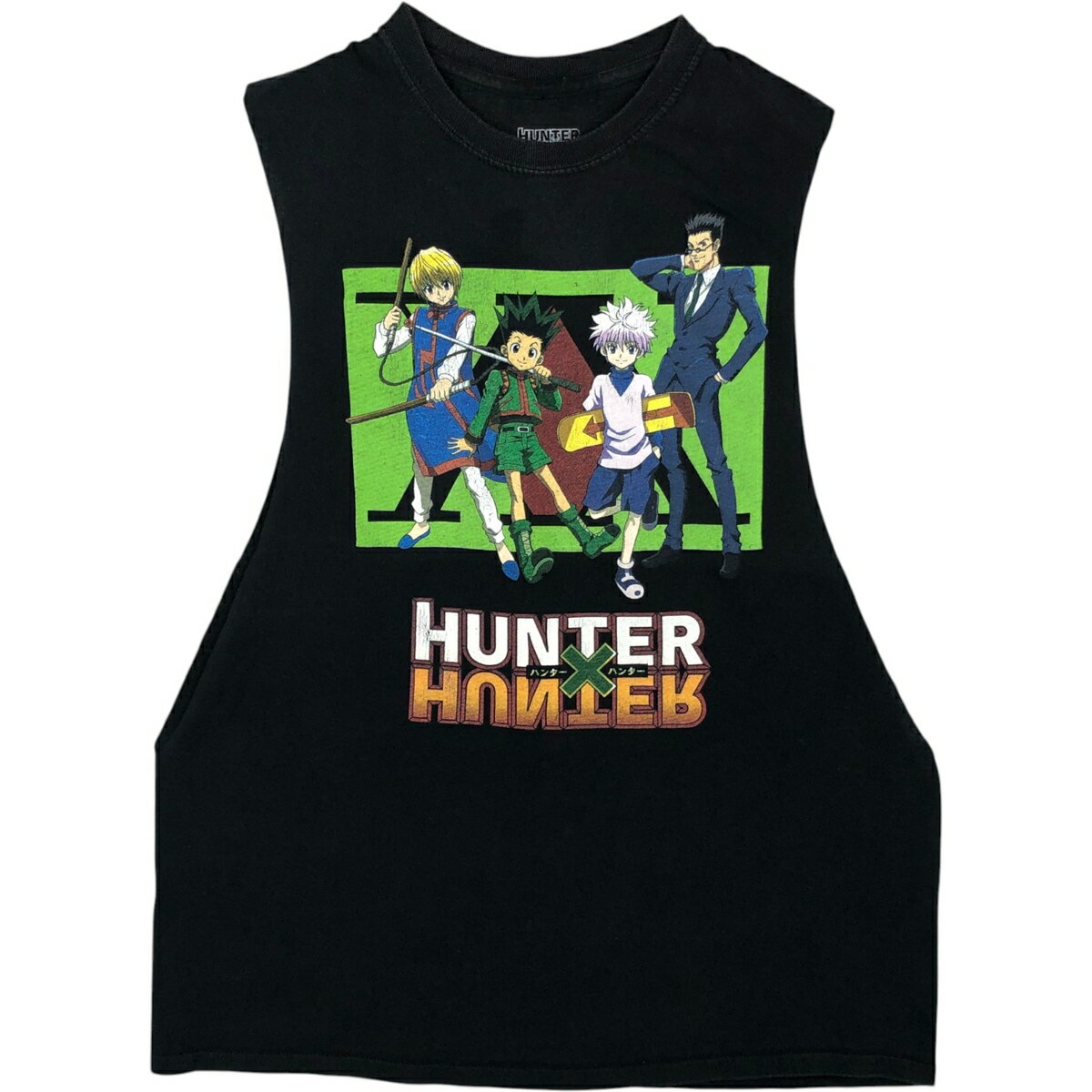 樂天商城 - 古着 HUNTER HUNTER ハンターハンター カットオフ アニメ キャラクタープリントTシャツ メンズM相当 /eaa619388 【中古】 【260530】