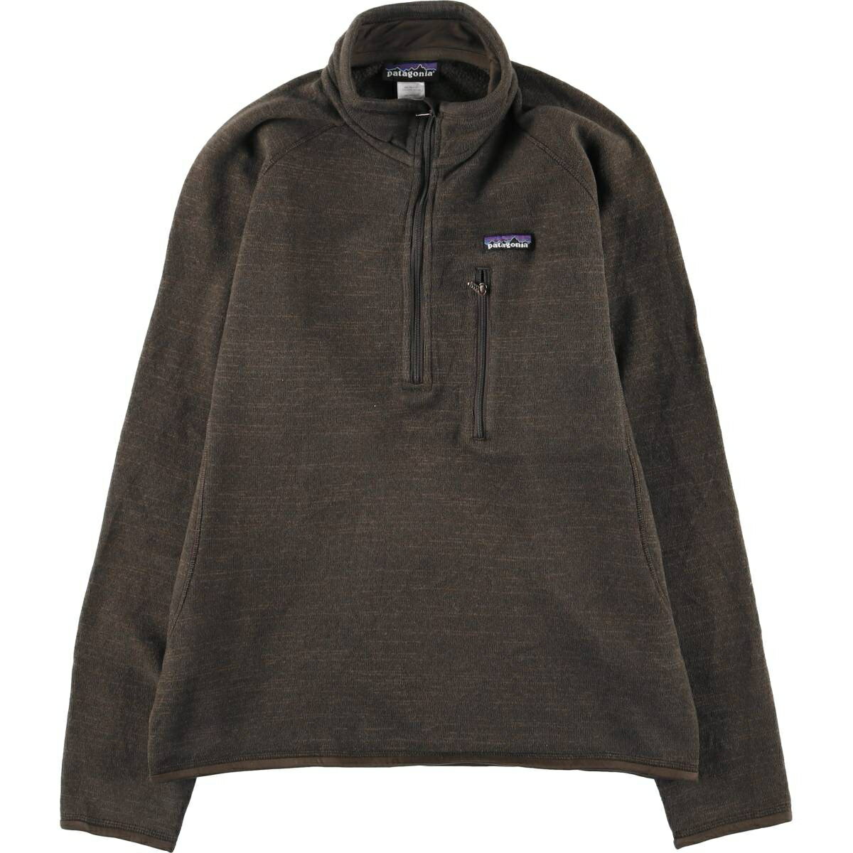 樂天商城 - 古着 パタゴニア Patagonia ベターセータープルオーバー 25521FA12 ハーフジップ フリースプルオーバー メンズM相当 /eaa619419 【中古】 【260313】 ブラウン系 春秋冬