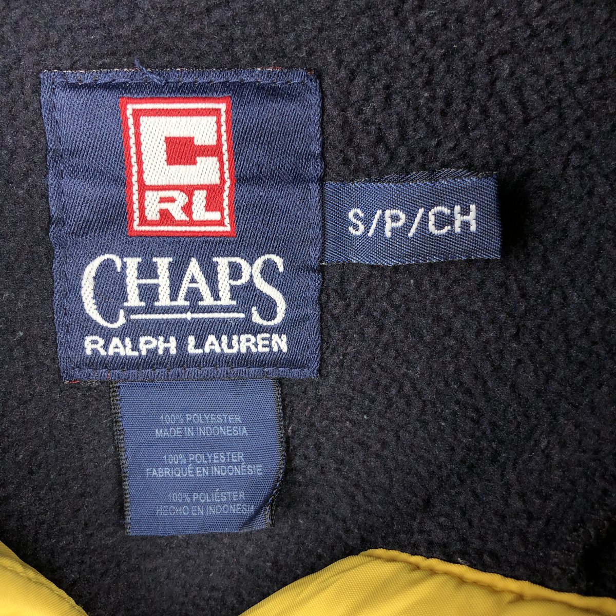 古着 ラルフローレン Ralph Lauren CHAPS チャップス Vネック フリースプルオーバーパーカー メンズS相当 /eaa619421 【中古】 【260314】