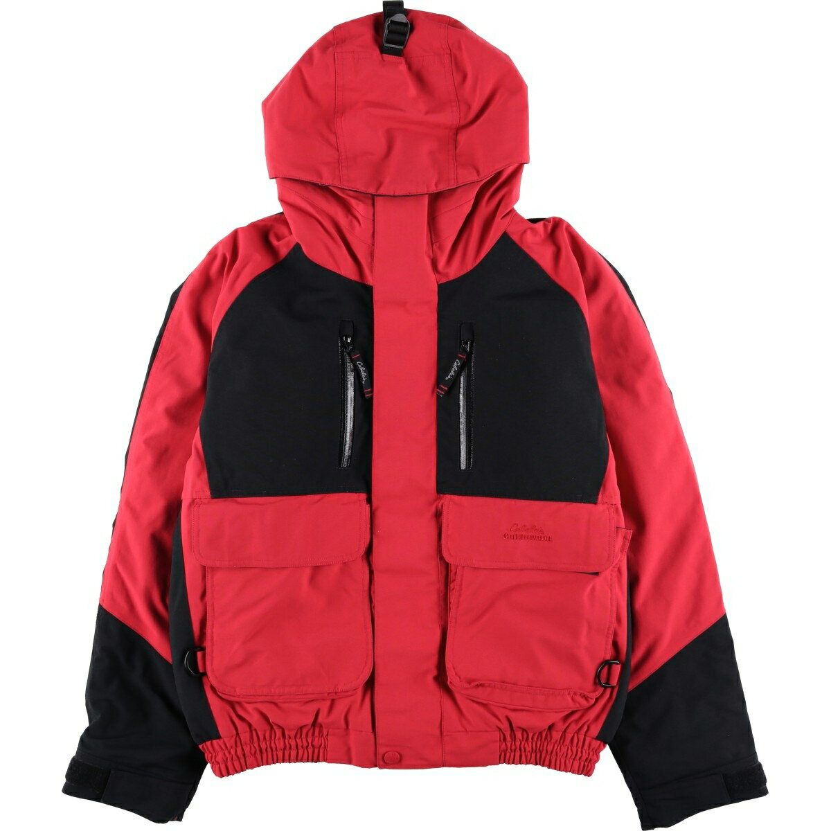 樂天商城 - 古着 90'S カベラス Cabelas 中綿パーカー パファージャケット メンズL相当 ヴィンテージ /eaa619486 【中古】 【260321】 レッド系 春秋冬