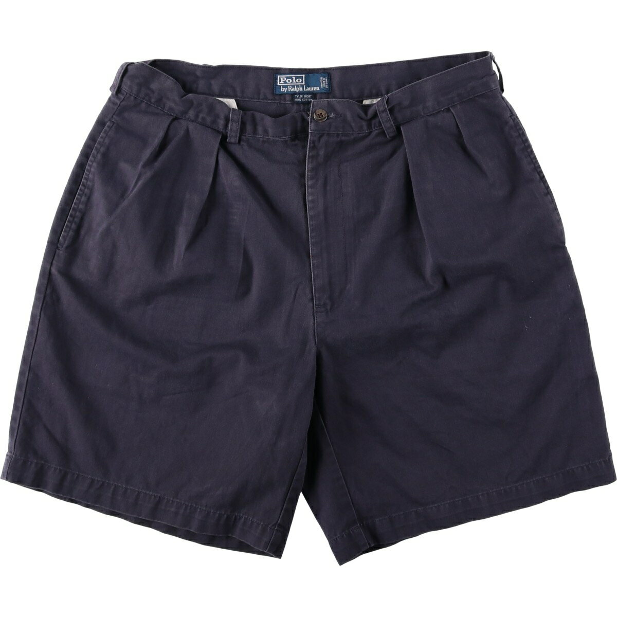 Rakuten - 古着 ラルフローレン Ralph Lauren POLO by Ralph Lauren TYLER SHORT ツータック チノショーツ ショートパンツ メンズw33相当 /eaa619500 【中古】 【260418】