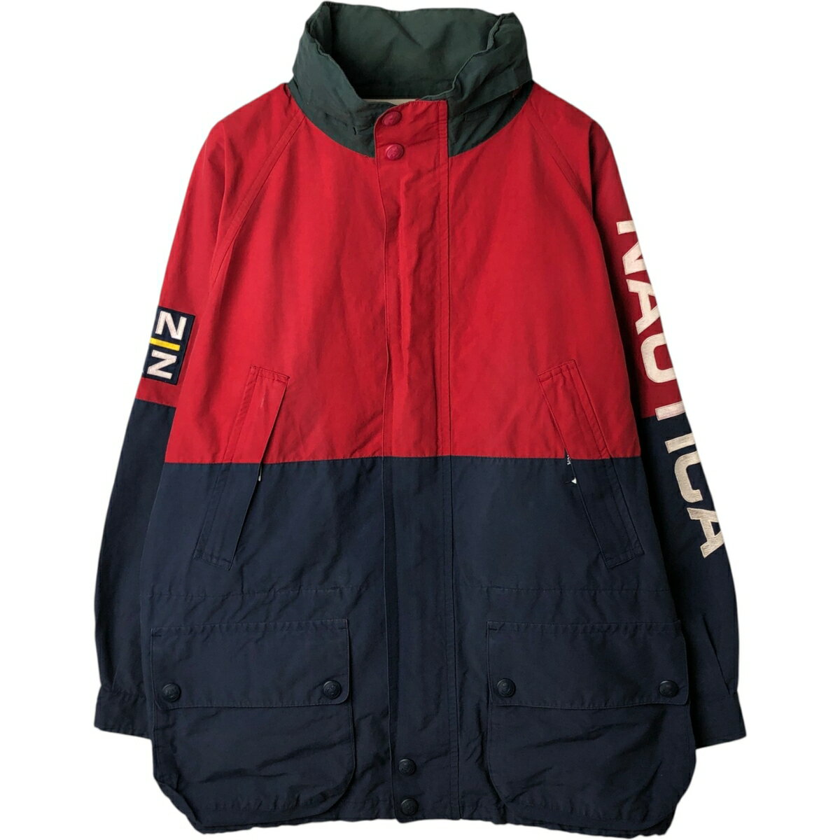 樂天商城 - 古着 90'S ノーティカ NAUTICA セーリングジャケット メンズXL相当 ヴィンテージ /eaa619688 【中古】 【260309】 レッド系 春秋冬