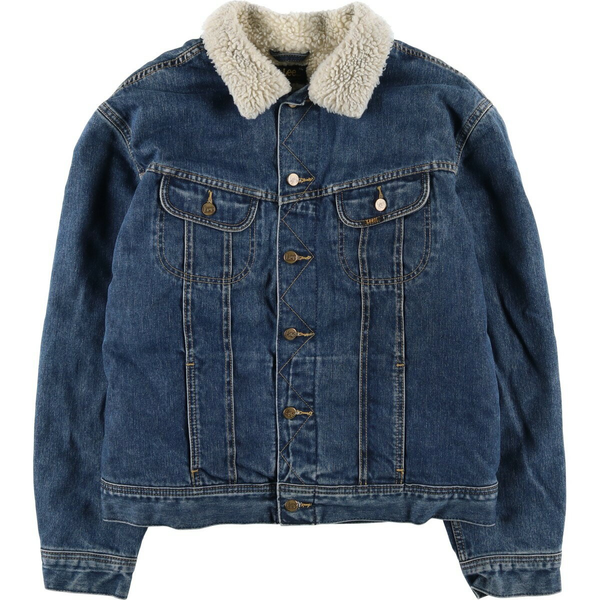 古着 リー Lee SHEPRA JACKET 中綿入り デニムボアジャケット メンズXL相当 /eaa619737 【中古】 【260303】