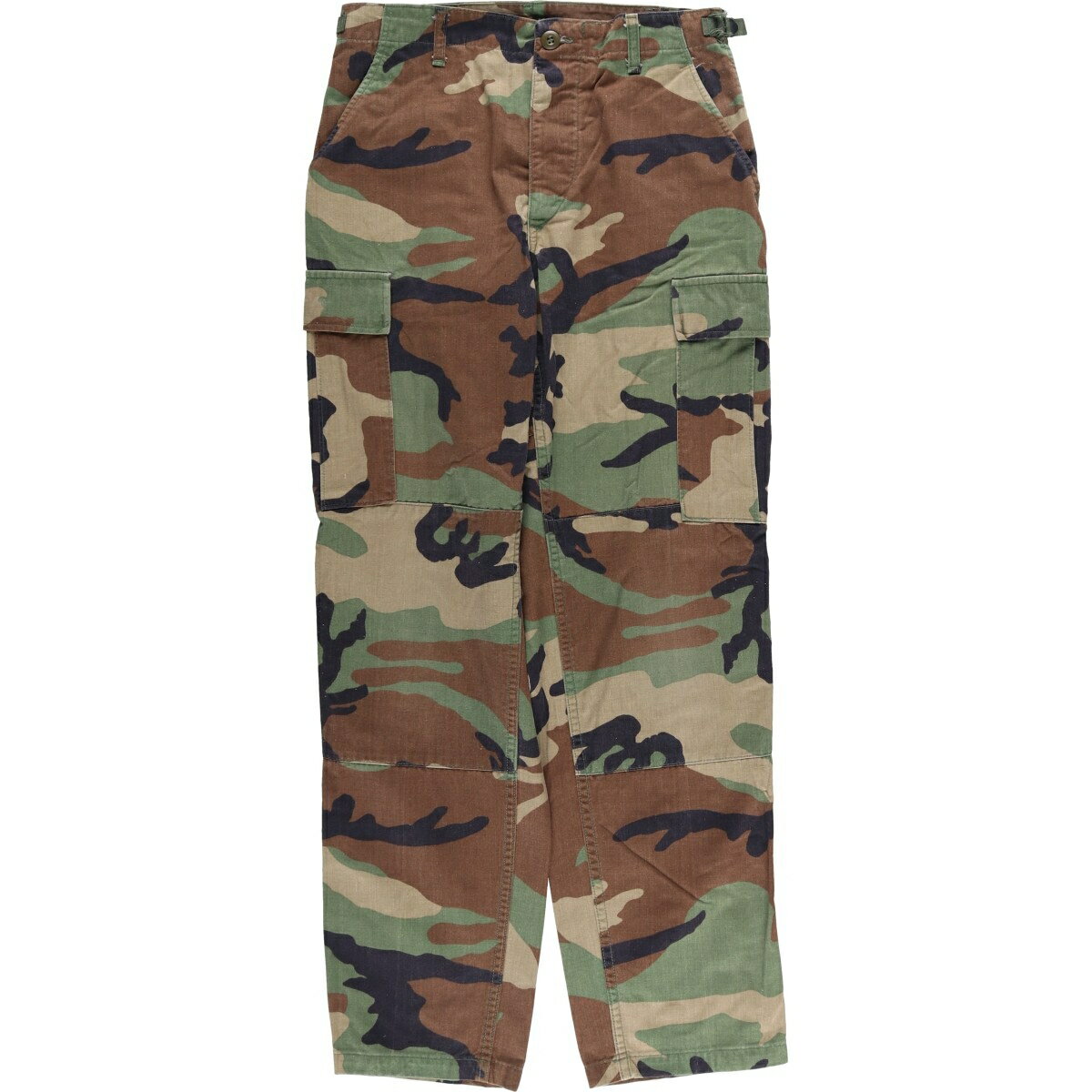 Rakuten - 古着 90'S 米軍実品 迷彩柄 ウッドランドカモ ミリタリー カーゴパンツ コンバットパンツ USA製 メンズw30相当 /eaa619800 【中古】 【260313】 カーキ系 春夏秋冬