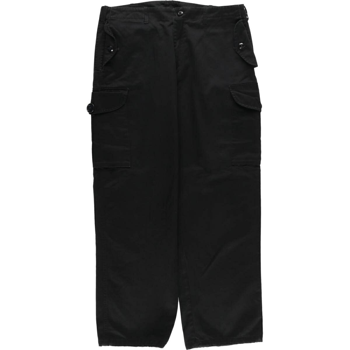 樂天商城 - 古着 民間品 ミリタリー カーゴパンツ メンズw35相当 /eaa619815 【中古】 【260313】 ブラック系 春夏秋冬
