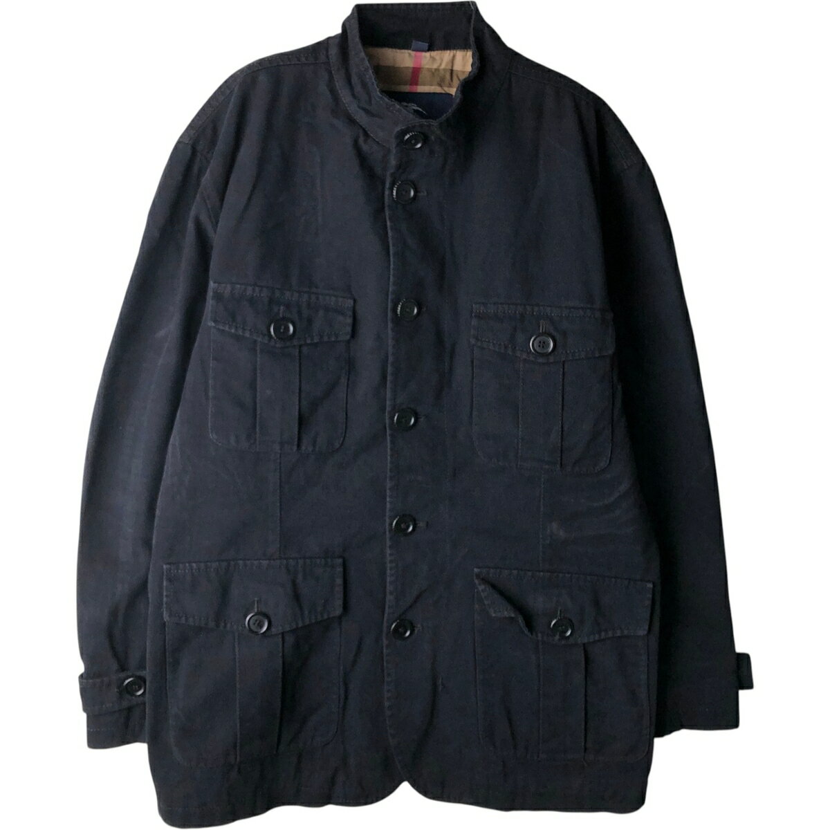 樂天商城 - 古着 バーバリー Burberry's BURBERRY LONDON コットンジャケット メンズL相当 /eaa619886 【中古】 【260308】 ブラック系 春秋冬