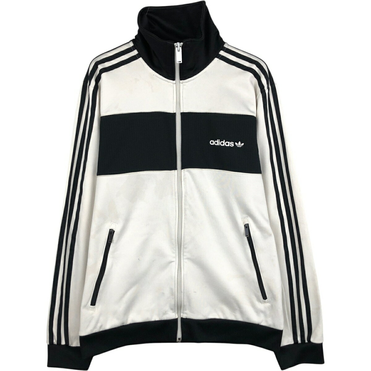 アディダス オリジナルス トラックジャケット 白黒 2XL/100 K0106 アディダス オリジナルス トラックジャケット 白黒 2XL/100 K0106 楽天