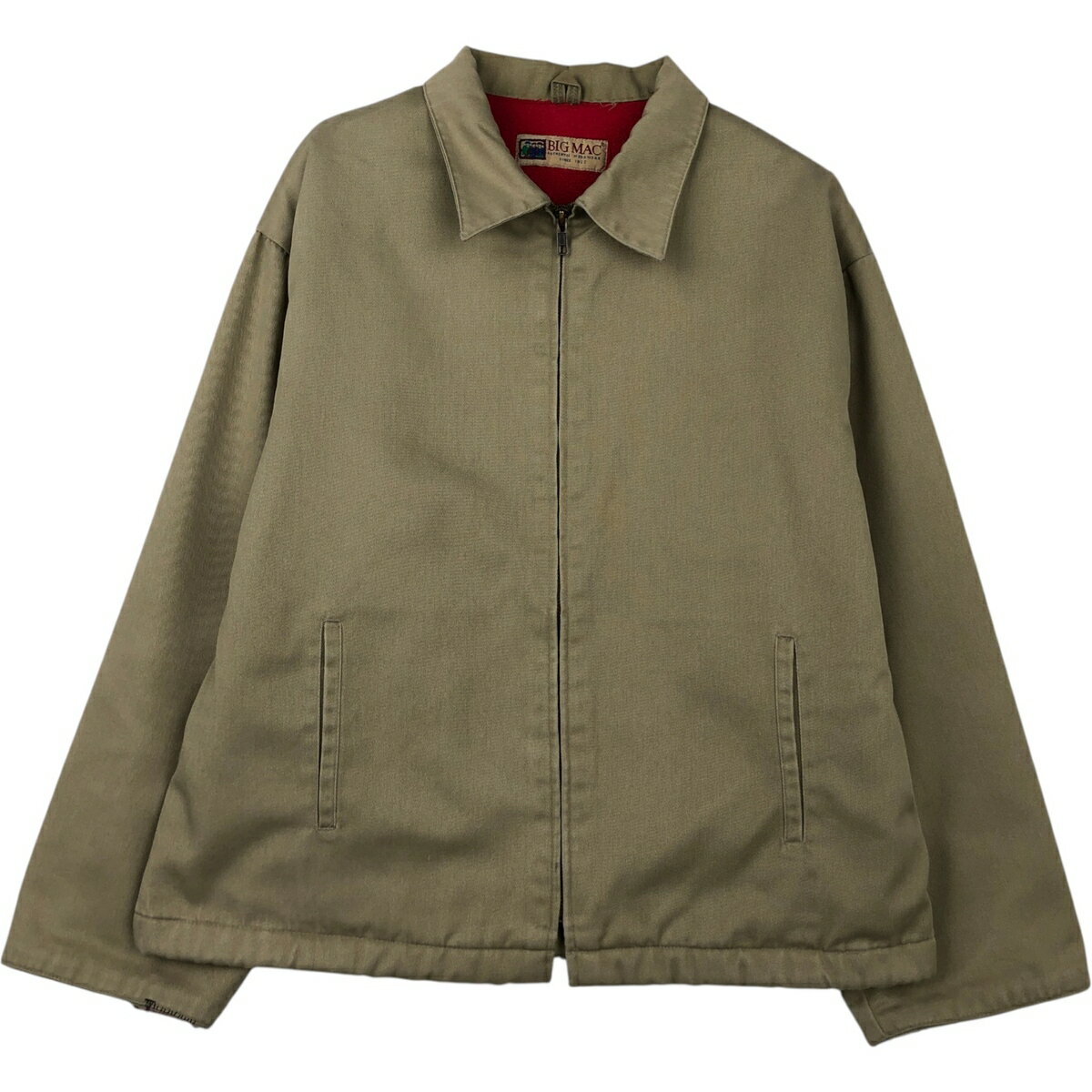 Rakuten - 古着 90'S ビッグマック BIG MAC ワークジャケット メンズXL相当 ヴィンテージ /eaa619945 【中古】 【260307】 ベージュ系 春秋冬