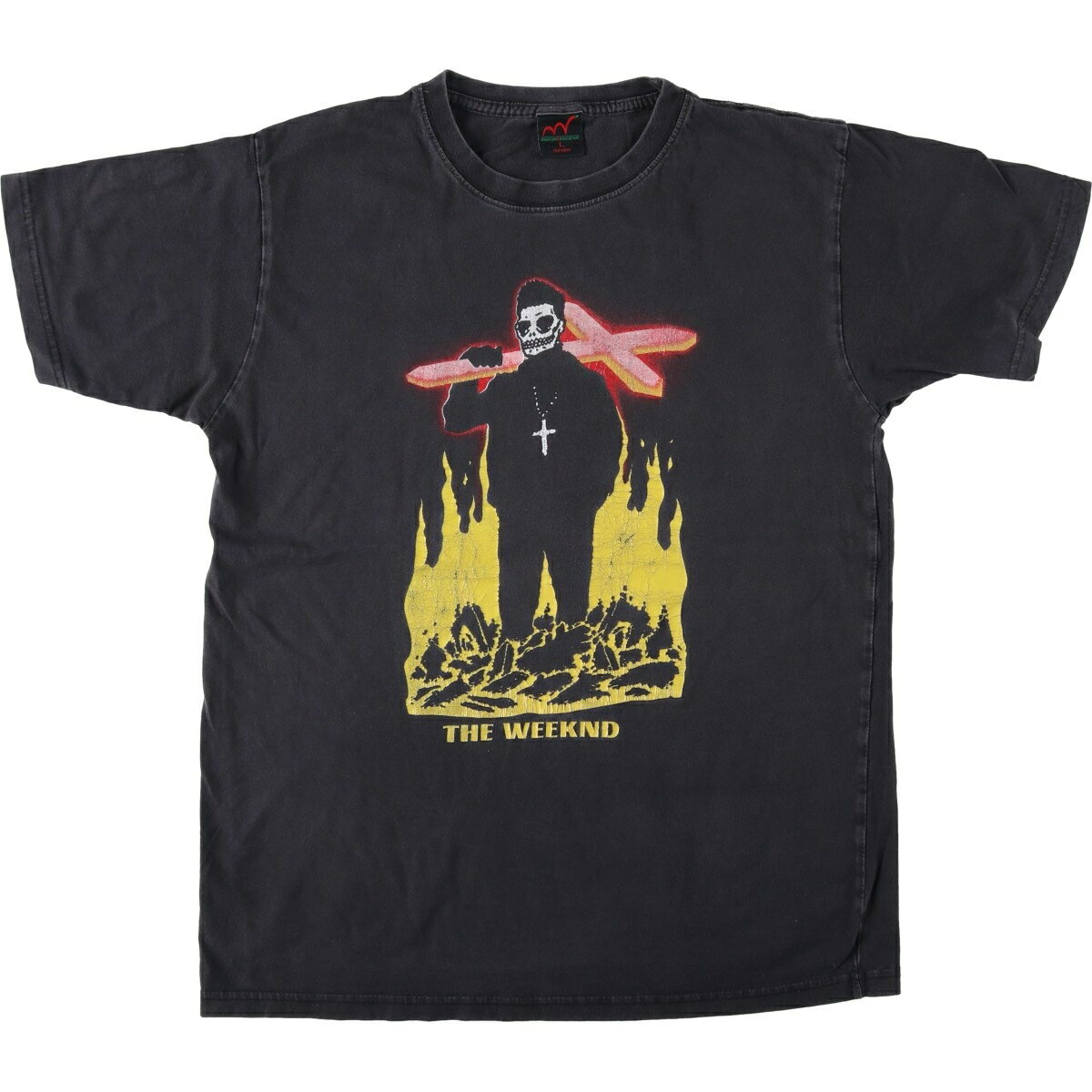 古着 MIASPOTSWERRINC The Weeknd ザウィークエンド バンドTシャツ バンT メンズL相当 /eaa620092 【中古】 【260523】