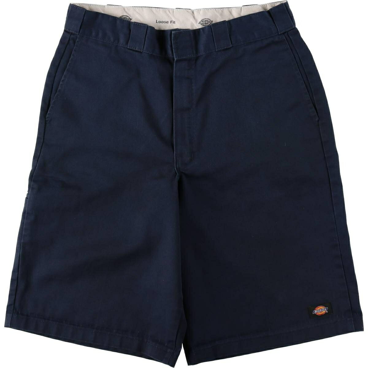 古着 ディッキーズ Dickies Loose Fit ワークショーツ ハーフパンツ メンズw32相当 /eaa620274 【中古】 【260529】 ネイビー系 春夏秋