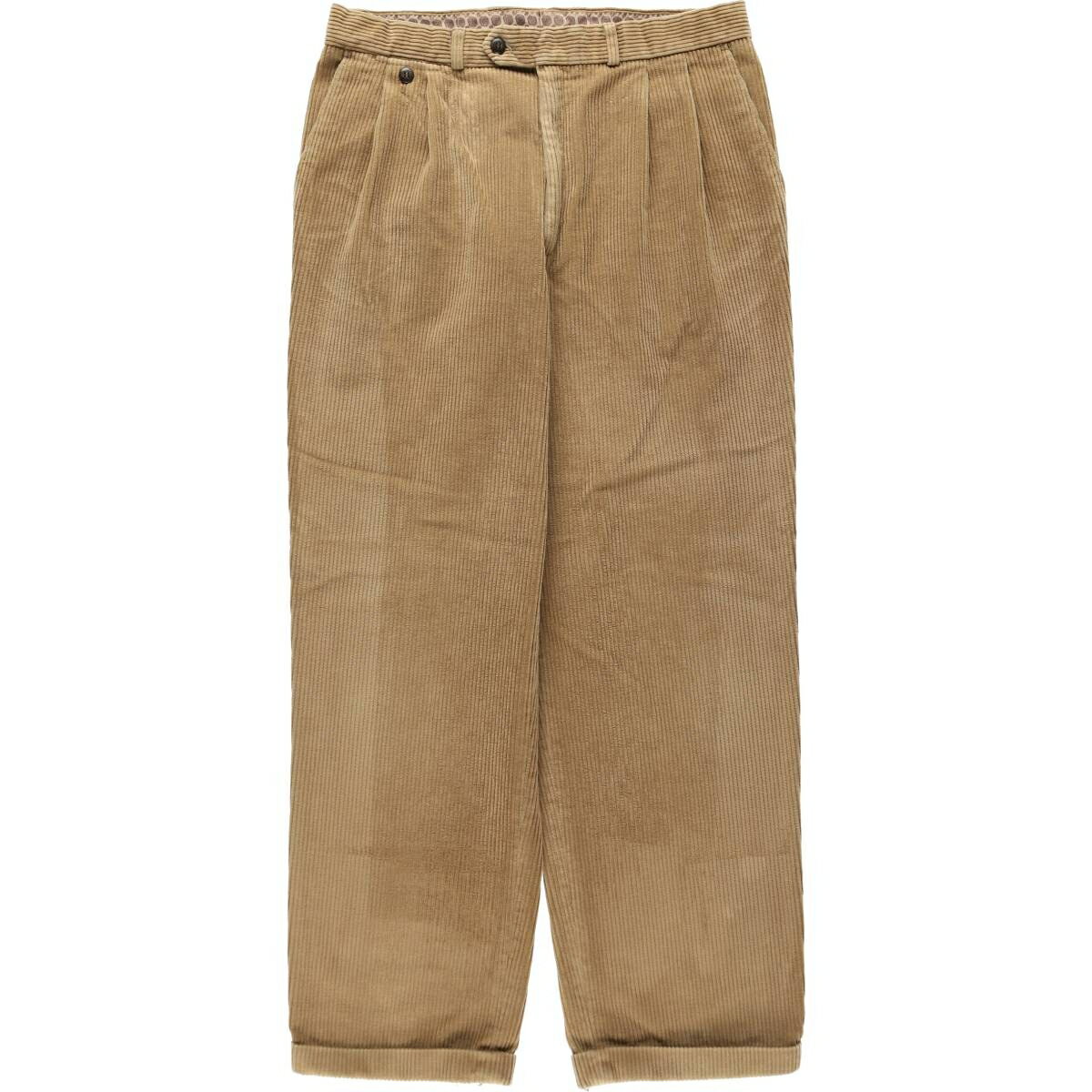 樂天商城 - 古着 セントマイケル St.Michael ツータック コーデュロイパンツ 英国製 メンズw34相当 /eaa620303 【中古】 【260413】