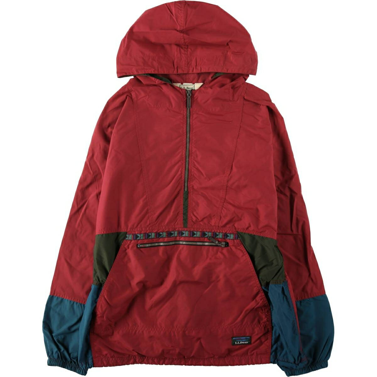 Rakuten - 古着 ~90'S エルエルビーン L.L.Bean アノラックパーカー メンズXL相当 ヴィンテージ /eaa620464 【中古】 【260614】 レッド系 春秋冬