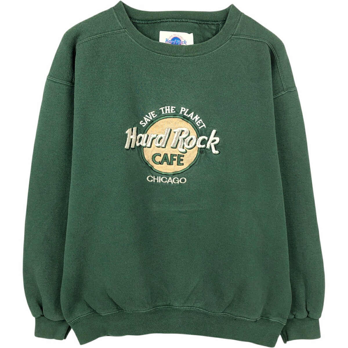 樂天商城 - 古着 90'S HARD ROCK CAFE ハードロックカフェ アドバタイジング スウェットシャツ トレーナー USA製 メンズL相当 ヴィンテージ /eaa620492 【中古】 【260618】