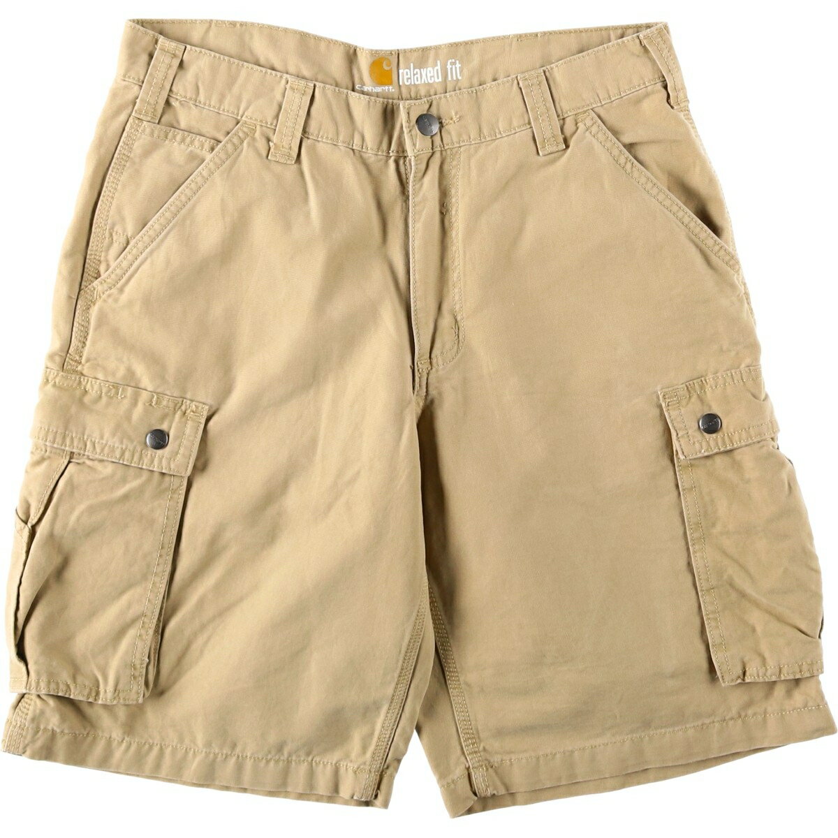 Rakuten - 古着 カーハート Carhartt RELAXED FIT ダック カーゴショーツ ハーフパンツ メンズw33相当 /eaa620650 【中古】 【260601】