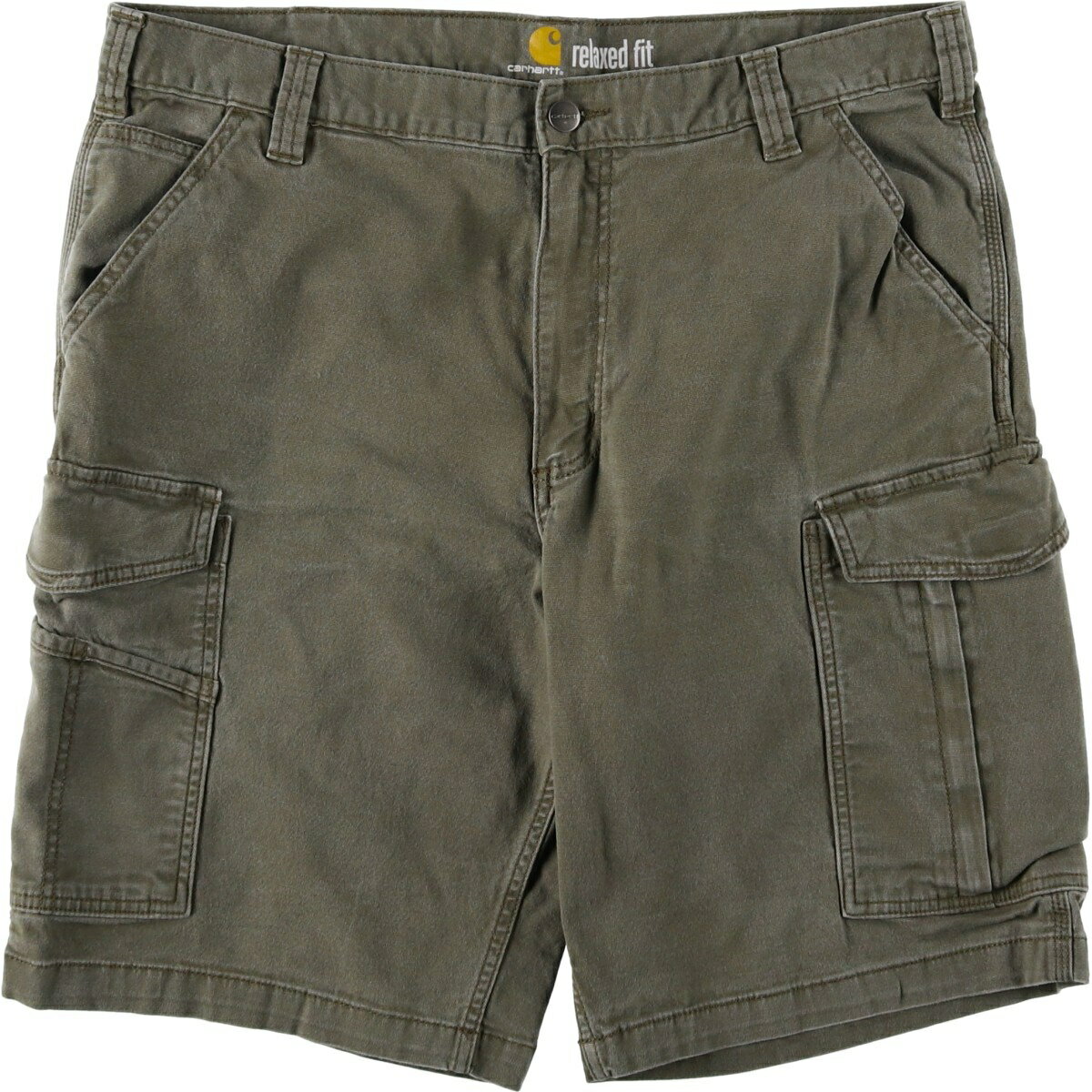 樂天商城 - 古着 カーハート Carhartt RELAXED FIT ダック カーゴショーツ ハーフパンツ メンズw37相当 /eaa620663 【中古】 【260530】