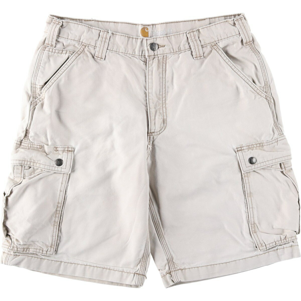 乐天商城 - 古着 カーハート Carhartt RELAXED FIT ダック カーゴショーツ ハーフパンツ メンズw34相当 /eaa620696 【中古】 【260530】