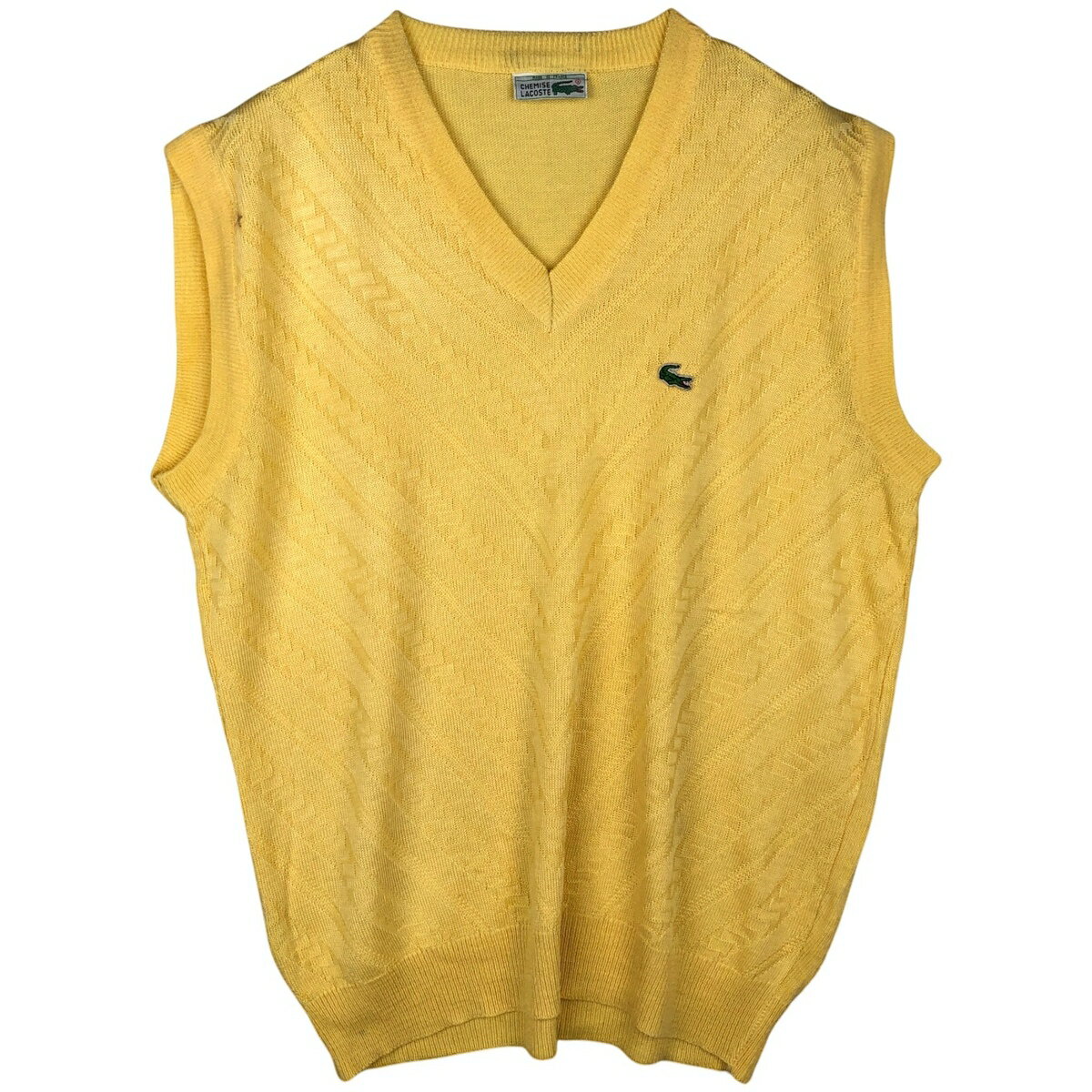 古着 80'S ラコステ LACOSTE CHEMISE フレ�