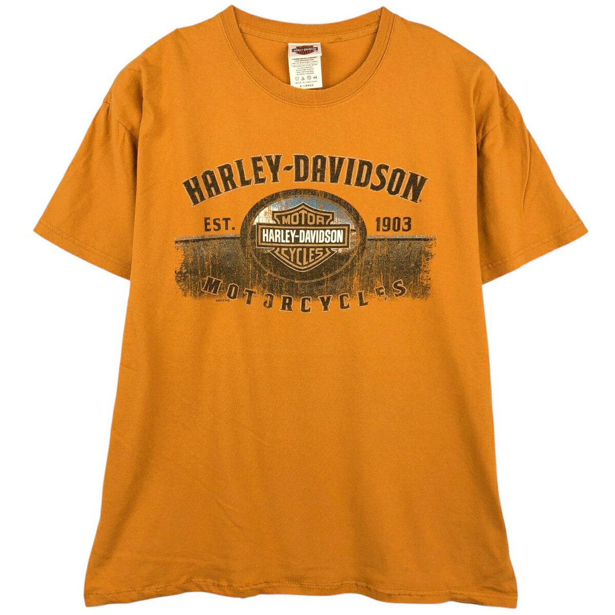 Rakuten - 古着 ハーレーダビッドソン Harley-Davidson モーターサイクル バイクTシャツ メンズXL相当 /eaa620885 【中古】 【260606】