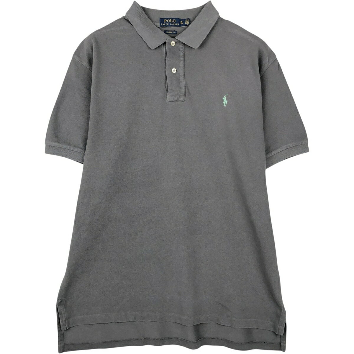 Rakuten - 古着 ラルフローレン Ralph Lauren POLO RALPH LAUREN CLASSIC FIT 半袖 ポロシャツ メンズXL相当 /eaa620928 【中古】 【260605】 グレー系 春夏秋