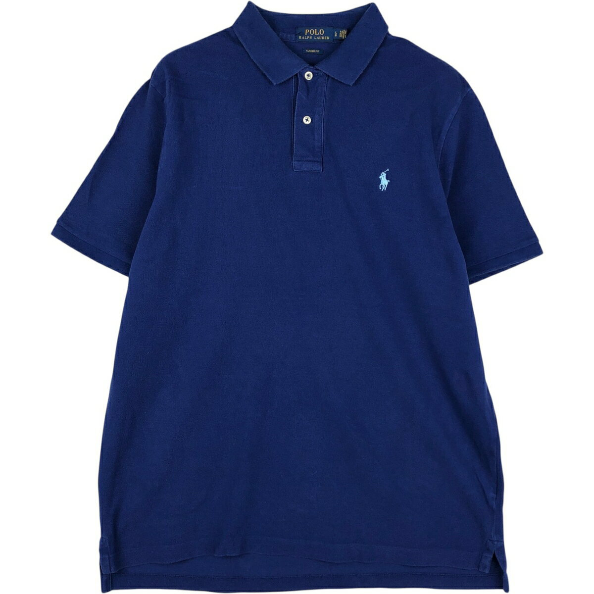 Rakuten - 古着 ラルフローレン Ralph Lauren POLO RALPH LAUREN CLASSIC FIT 半袖 ポロシャツ メンズL相当 /eaa620969 【中古】 【260605】 ネイビー系 春夏秋