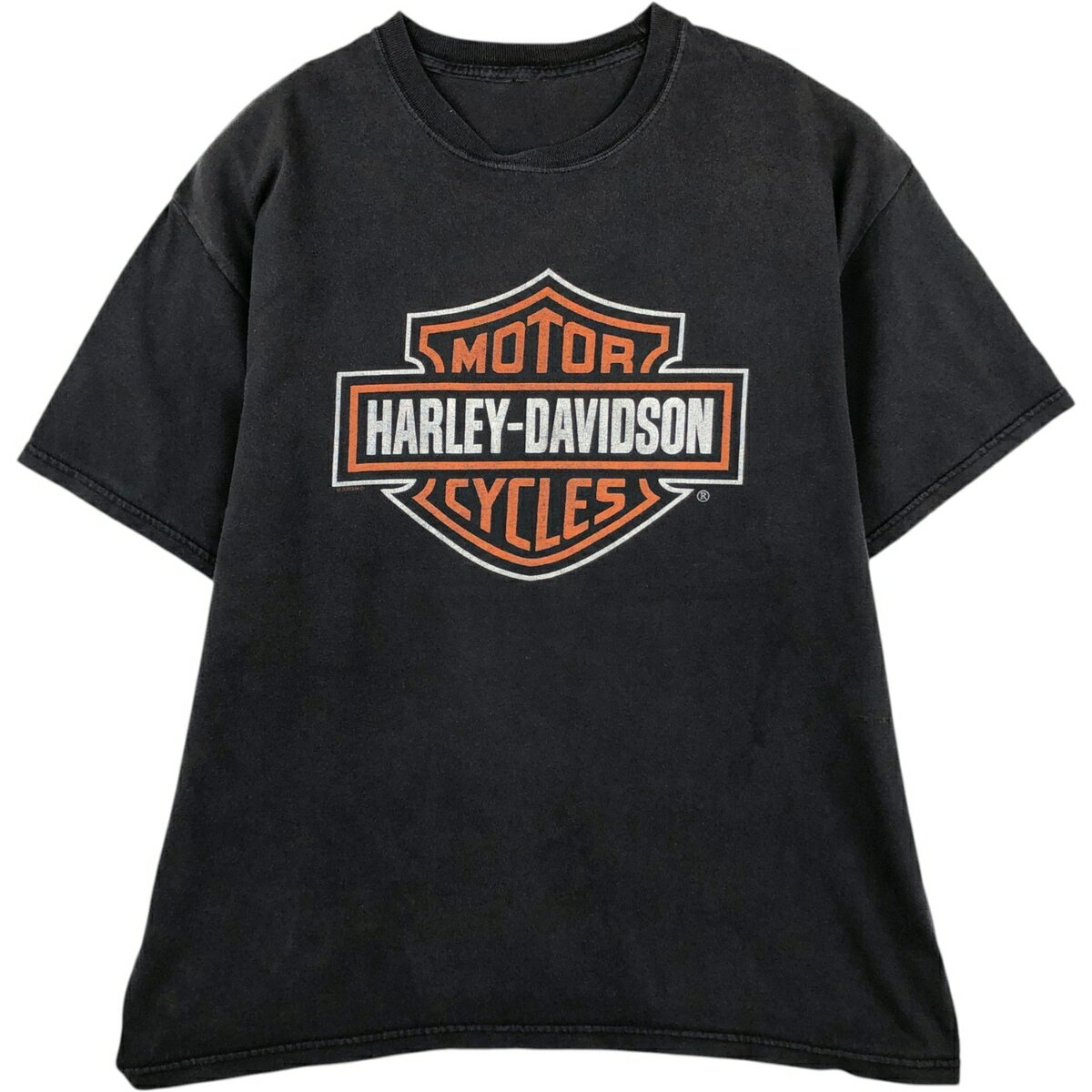 乐天商城 - 古着 ハーレーダビッドソン Harley-Davidson 鷲柄 イーグル柄 モーターサイクル バイクTシャツ メンズXL相当 /eaa621054 【中古】 【260606】