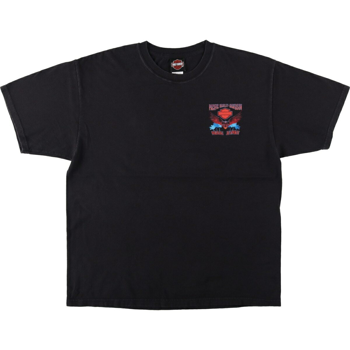 乐天商城 - 古着 Harley-Davidson ハーレーダビッドソン 鷲柄 イーグル柄 モーターサイクル バイクTシャツ メンズXL相当 /eaa621055 【中古】 【260530】