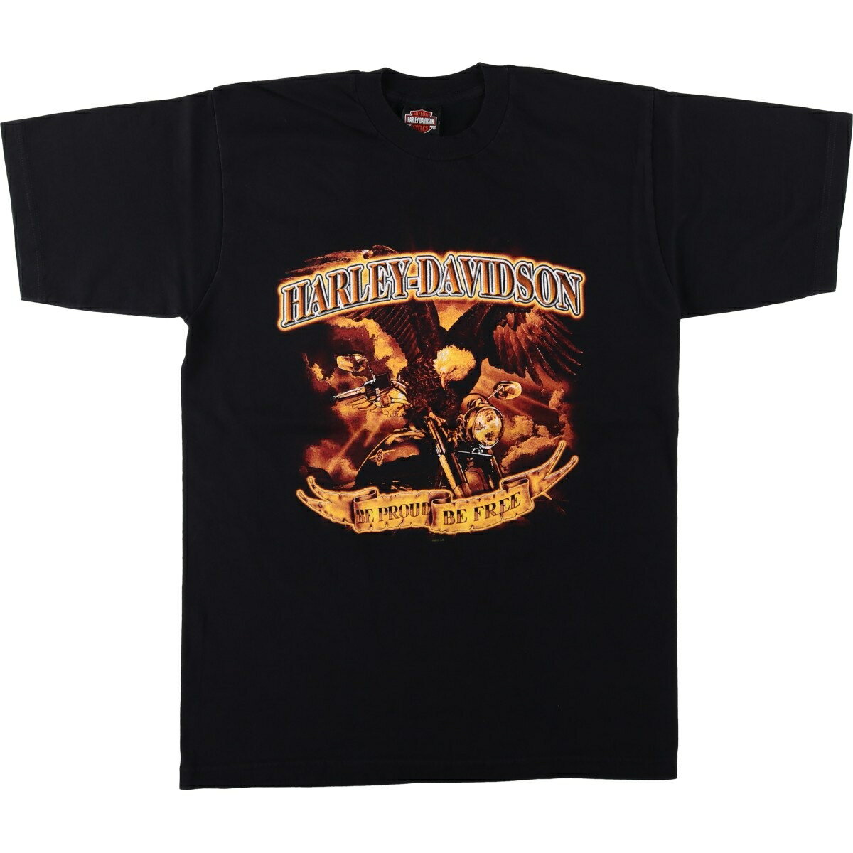樂天商城 - 古着 00'S Harley-Davidson ハーレーダビッドソン 鷲柄 イーグル柄 モーターサイクル バイクTシャツ USA製 メンズL相当 /eaa621058 【中古】 【260530】