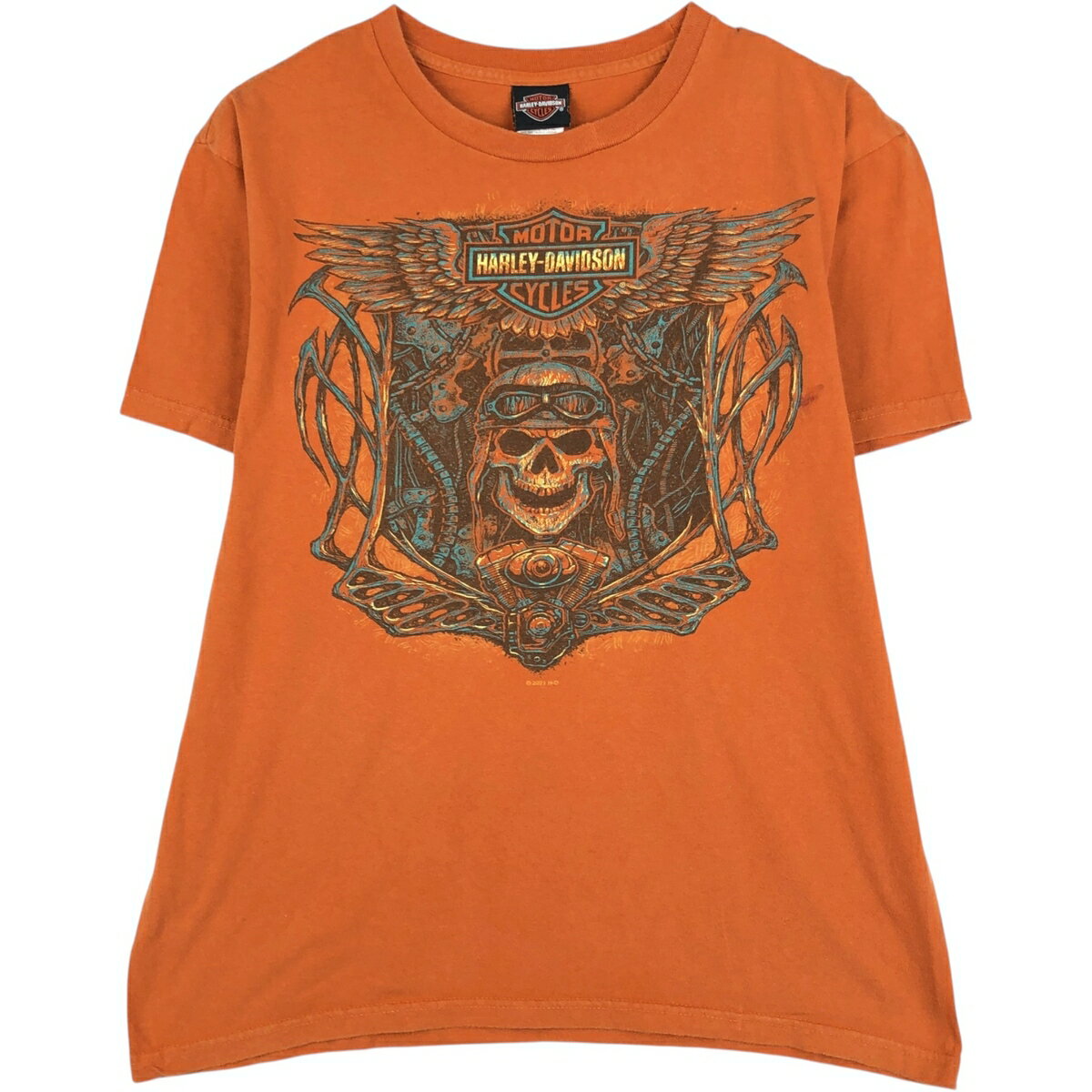 楽天市場】ハーレーダビッドソン Tシャツ（カラーオレンジ）の通販