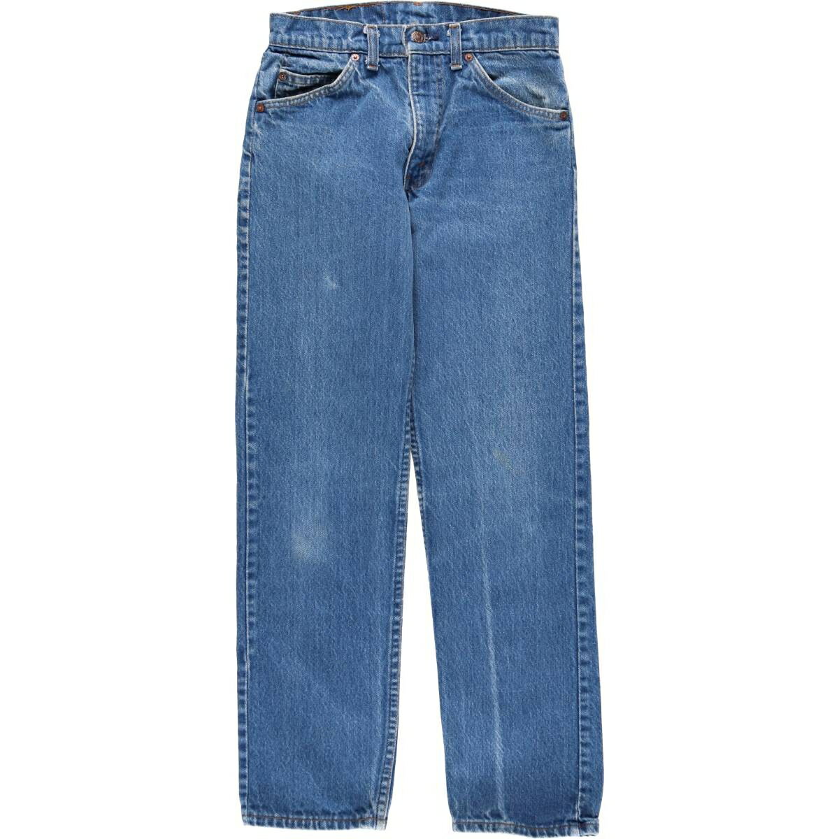 古着 80'S リーバイス Levi's 505-0217 オレンジタブ テーパードデニムパンツ USA製 レディースM(w26)相当 ヴィンテージ /eaa621122 【中古】 【260328】 【Elulu/エルル】 ブルー系 春夏秋冬