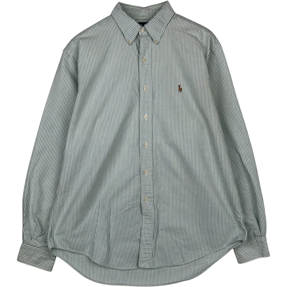 Rakuten - 古着 ラルフローレン Ralph Lauren YARMOUTH 長袖 ボタンダウンストライプシャツ メンズL相当 /eaa621244 【中古】 【260412】