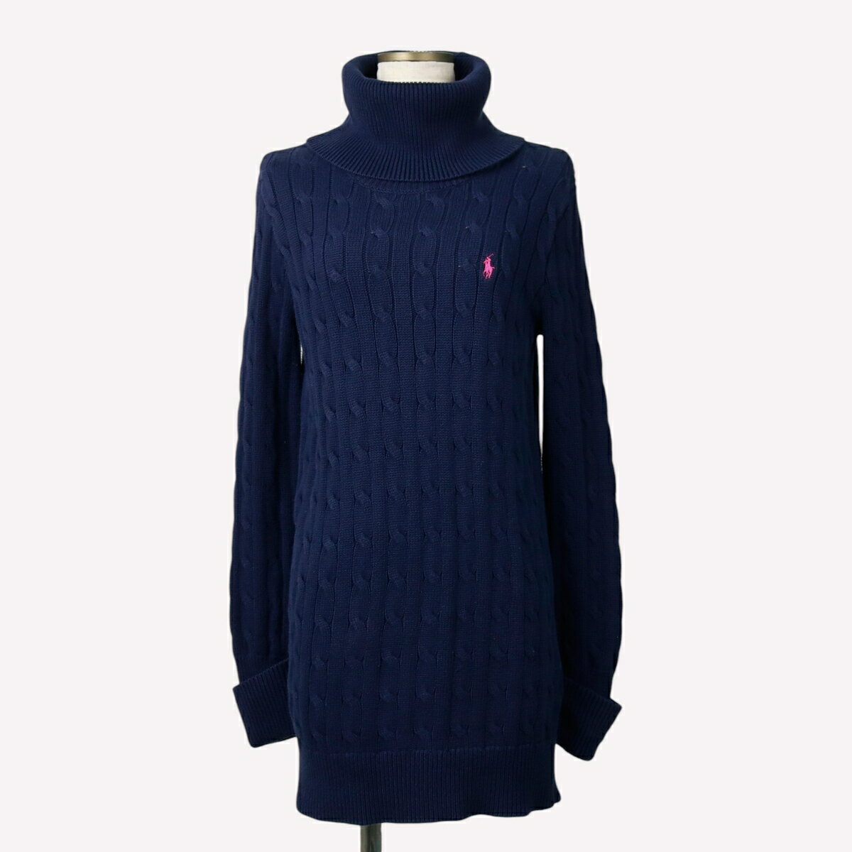 Rakuten - 古着 ラルフローレン Ralph Lauren RALPH LAUREN SPORT ケーブル編み タートルネック ミニ ニットワンピース レディースS相当 /eaa621263 【中古】 【260601】 【ADEL/アデル】