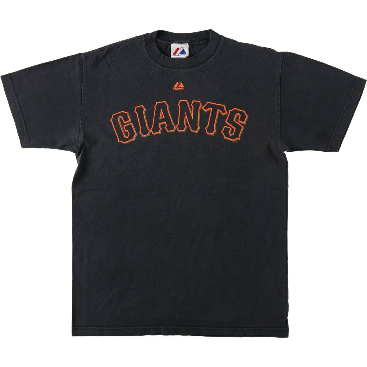 古着 90~00 039 S MAJESTIC MLB SAN FRANCISCO GIANTS サンフランシスコジャイアンツ スポーツプリントTシャツ メンズM相当 /eaa621480 【中古】 【260605】 ブラック系 春夏秋