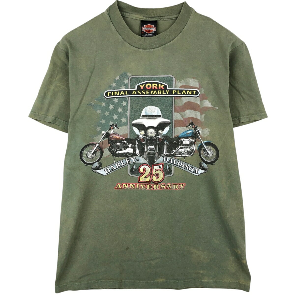 樂天商城 - 古着 90'S ヘインズ Hanes BEEFY-T Harley-Davidson ハーレーダビッドソン モーターサイクル バイクTシャツ USA製 メンズM相当 ヴィンテージ /eaa621613 【中古】 【260531】
