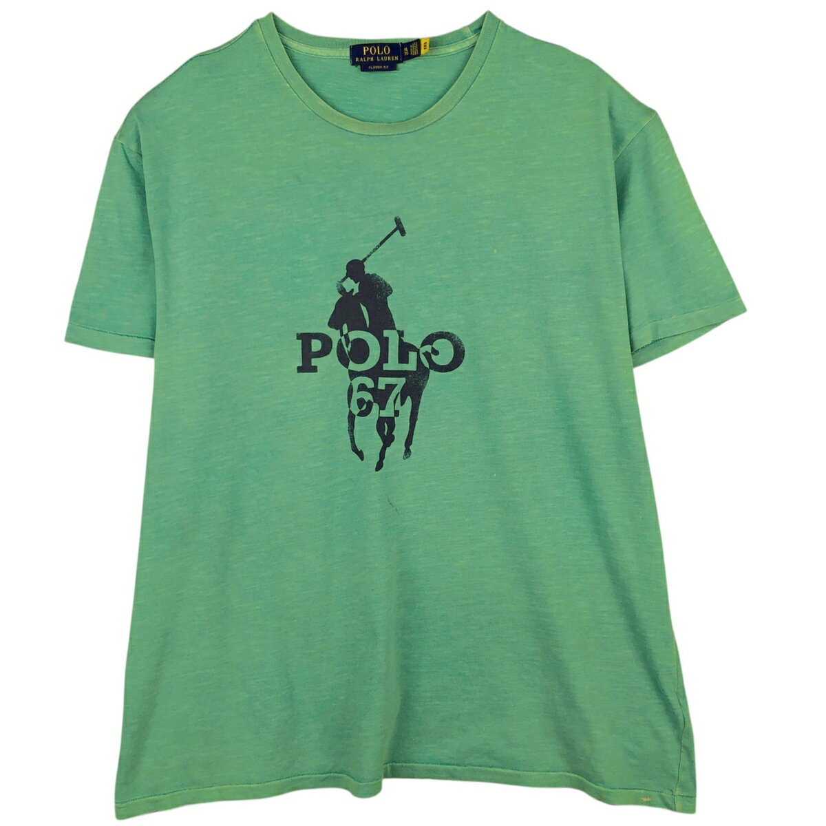 古着 ラルフローレン Ralph Lauren POLO RALPH LAUREN CLASSIC FIT ビッグポニー 半袖 プリントTシャツ メンズXL相当 /eaa621651 【中古】 【260530】