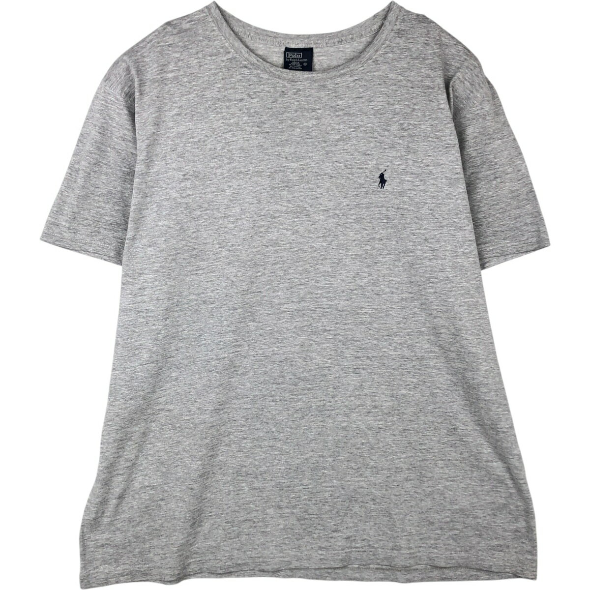 Rakuten - 古着 ラルフローレン Ralph Lauren POLO by Ralph Lauren 半袖 ワンポイントロゴTシャツ メンズXL相当 /eaa621662 【中古】 【260529】 グレー系 春夏秋