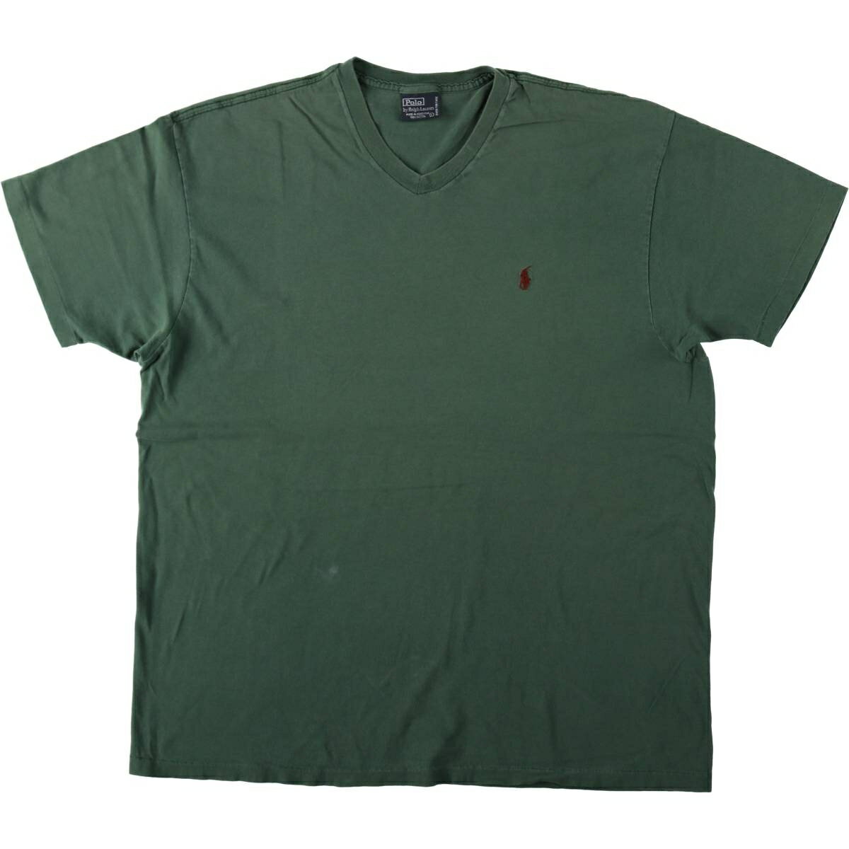 古着 ラルフローレン Ralph Lauren POLO by Ralph Lauren Vネック 半袖 ワンポイントロゴTシャツ メンズL相当 /eaa622012 【中古】 【260604】