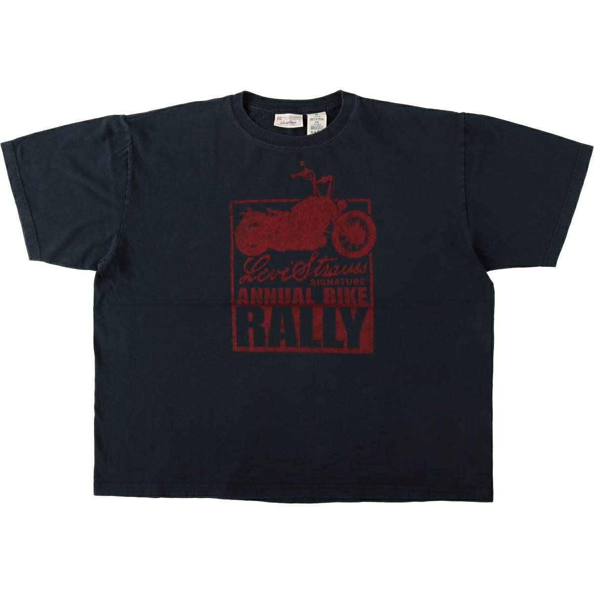 樂天商城 - 古着 リーバイス Levi's SIGNATURE 半袖 ロゴTシャツ メンズXL相当 /eaa622019 【中古】 【260604】