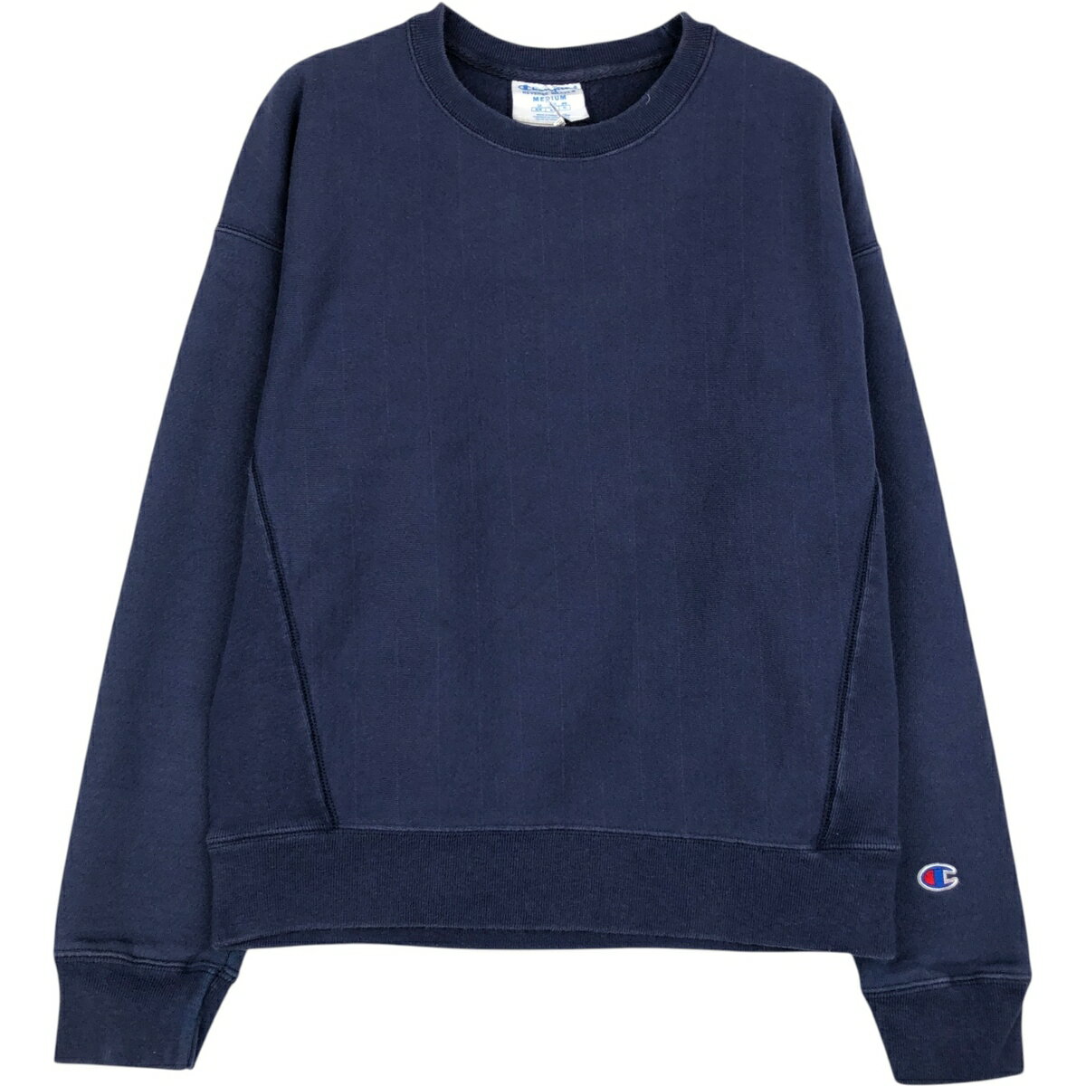 樂天商城 - 古着 チャンピオン Champion REVERSE WEAVE リバースウィーブ ストライプ柄 スウェットシャツ トレーナー レディースM相当 /eaa622172 【中古】 【260530】 【ADEL/アデル】