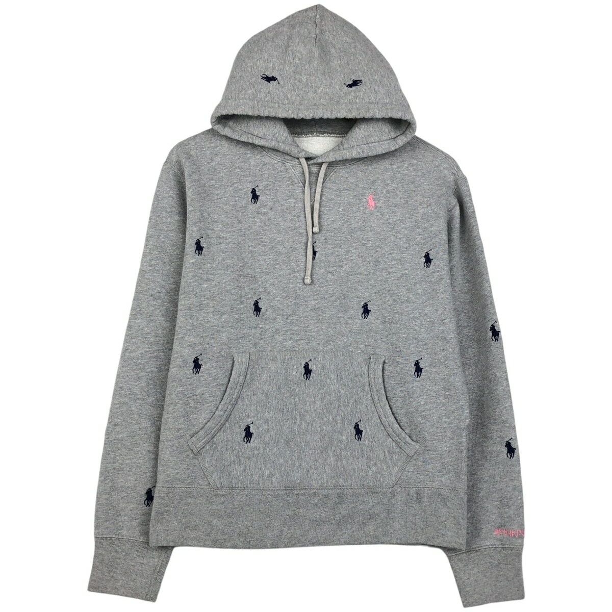 乐天商城 - 古着 ラルフローレン Ralph Lauren PINKPONY 総柄 スウェットプルオーバーパーカー レディースL相当 /eaa622175 【中古】 【260530】 【ADEL/アデル】