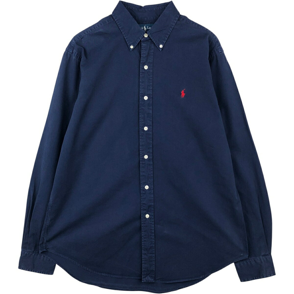 Rakuten - 古着 ラルフローレン Ralph Lauren CLASSIC FIT 長袖 ボタンダウンシャツ メンズL相当 /eaa622264 【中古】 【260604】